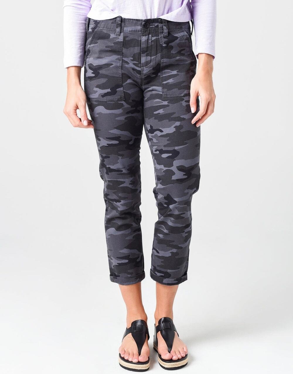 G1 Goods Surplus Camo Cargo Utility Pants Size 2 Blue Gray